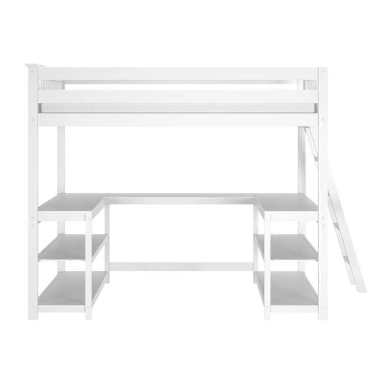 Max and Lily Full Loft Bed With Wraparound Desk & Ladder On End - Thumbnail Image 5